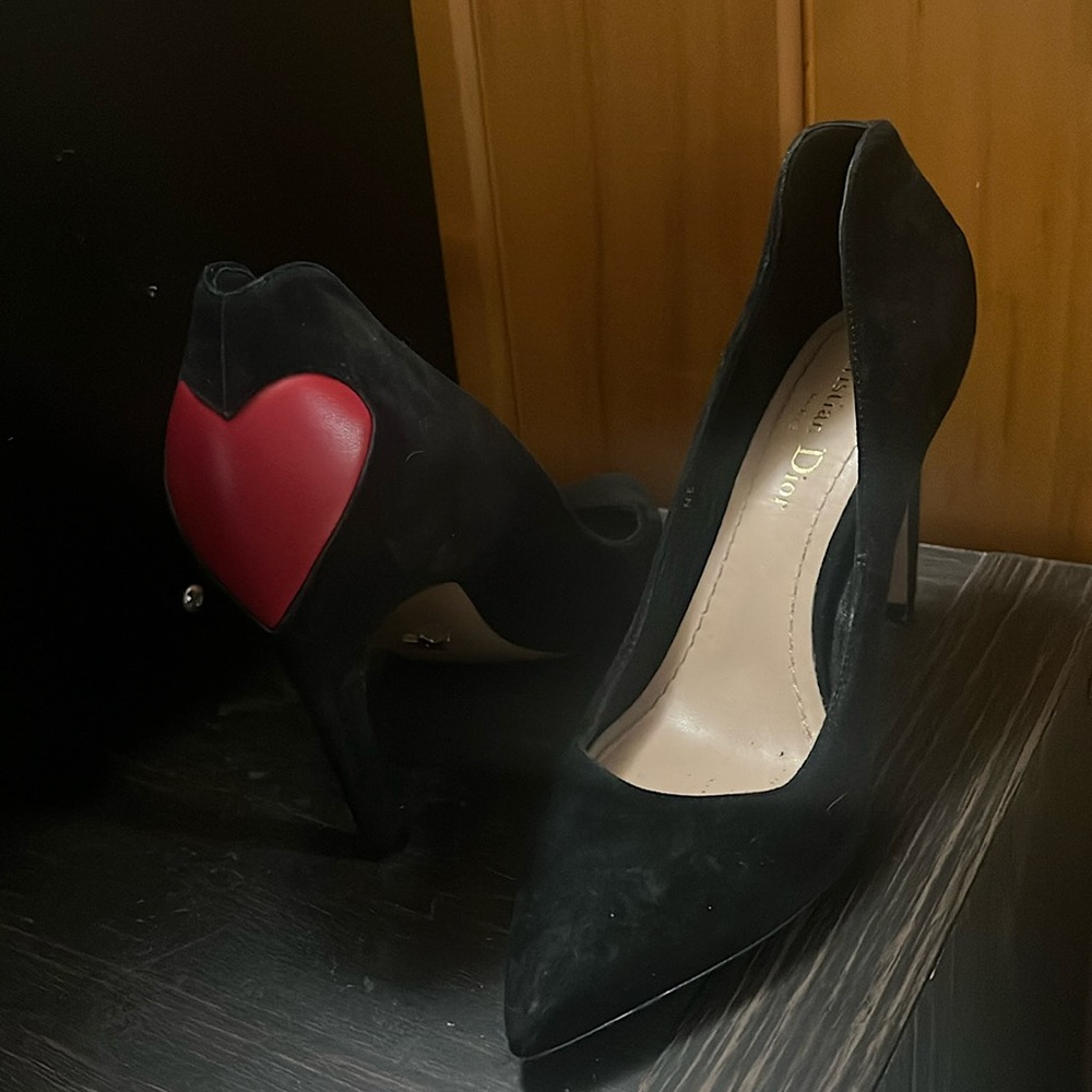 Christian Dior Women’s Black Suede High Heels size 6.5